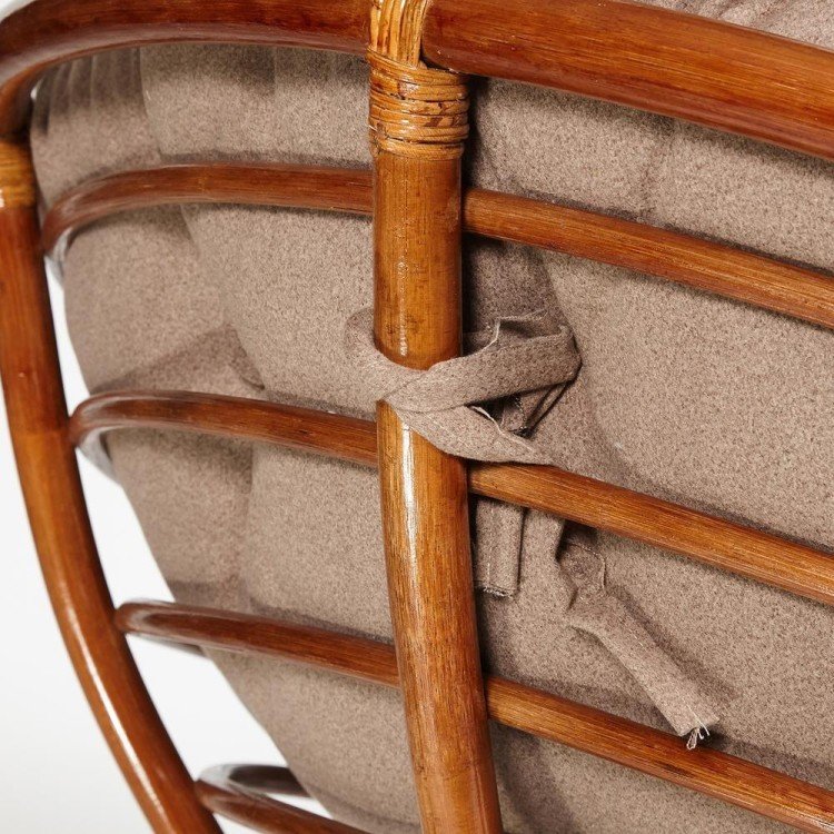 Кресло-качалка Papasan (Папасан) w 23/01 B с подушкой
