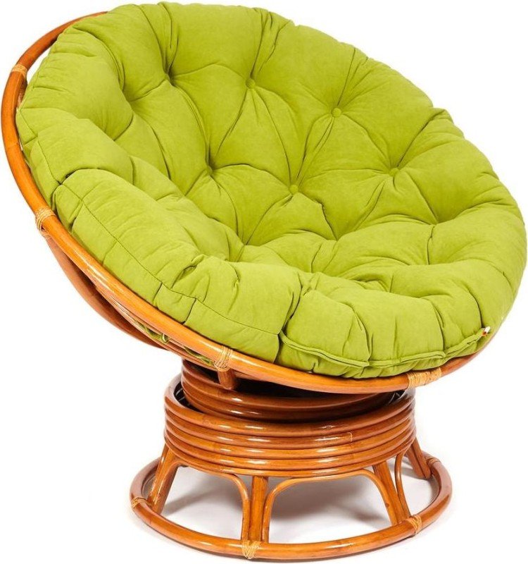 Кресло-качалка Papasan (Папасан) w 23/01 B с подушкой