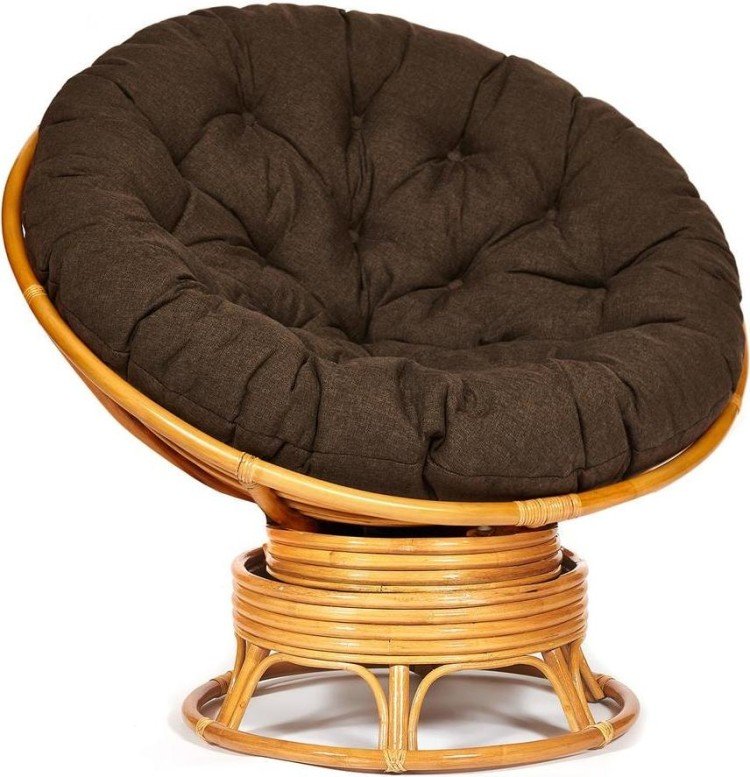 Кресло-качалка Papasan (Папасан) w 23/01 B с подушкой