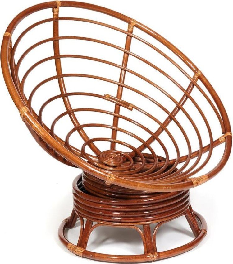 Кресло-качалка Papasan (Папасан) w 23/01 B с подушкой