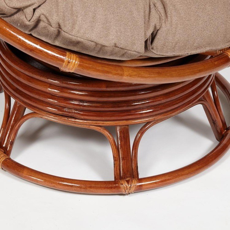 Кресло-качалка Papasan (Папасан) w 23/01 B с подушкой